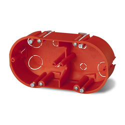 PUSZKA P/T PK-2X60 DO ŚCIAN PUSTYCH PODWÓJNA 2XFI 60X47MM - 0210-00 - ELEKTRO-PLAST NASIELSK