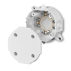 PUSZKA P5 HERM.OKRĄGŁA Z WKŁADEM 4X2,5MM2 IP41 80X38 - 0212-00 - ELEKTRO-PLAST NASIELSK