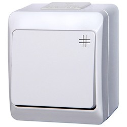ŁĄCZNIK KRZYŻOWY HERMETYCZNY IP44 BIAŁY HERMES - 0338-02 - ELEKTRO-PLAST NASIELSK