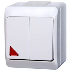 ŁĄCZNIK ŚWIECZNIKOWY HERMEYCZNY PODŚWIETLANY BIAŁY EP-LUX 3 HERMES  - 0342-02 - ELEKTRO-PLAST NASIELSK