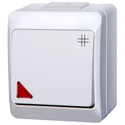 ŁĄCZNIK KRZYŻOWY HERMETYCZNY PODŚWIETLANY IP44 BIAŁY EP-LUX 3 HERMES  - 0348-02 - ELEKTRO-PLAST NASIELSK
