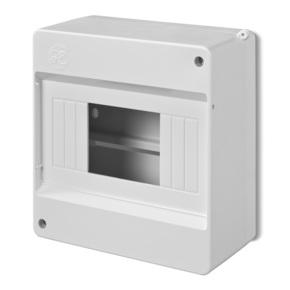 OBUDOWA NATYNKOWA MINI S 6-MOD. SZYBA DYMNA 1X6 IP30 - 2306-01 - ELEKTRO-PLAST NASIELSK