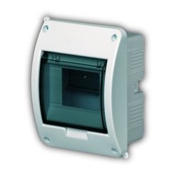 ROZDZIELNIA TWORZYWO 1X5 MODUŁY P/T IP40 DRZWI PRZEZR ELEGANT - 2411-01 - ELEKTRO-PLAST NASIELSK
