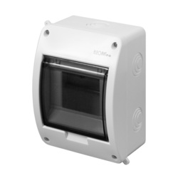 ROZDZIELNIA TWORZYWO 1X5 MOUŁY N/T IP40 DRZWI PRZEZR ELEGANT - 2401-01 - ELEKTRO-PLAST NASIELSK