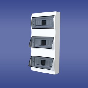 ROZDZIELNIA TWORZYWO 3X12 MODUŁÓW N/T Z LISTWĄ N+PE RN FALA - 7.6 - ELEKTROPLAST OPATÓWEK
