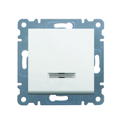 ŁĄCZNIK KONTROLNY SCHODOWY BIAŁY LUMINA2 - WL0220 - HAGER - BERKER