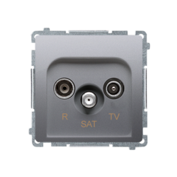 GNIADO ANTENOWE RTV-SAT PRZELOTOWE STAL INOX SIMON BASIC - BMZAR-SAT10/P.01/21 - KONTAKT SIMON