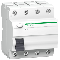 WYŁĄCZNIK RÓŻNICOWY 25A 4-BIEGUNOWY 30mA typ AC IDK-AC25-30-4 - A9Z05425 - SCHNEIDER ELECTRIC