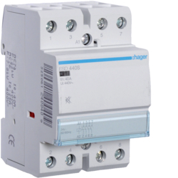 STYCZNIK CICHY 4NO 40A 24V AC/DC. - ESD440S - HAGER - BERKER