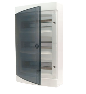 ROZDZIELNIA TWORZYWO 3X12 MODUŁY N/T IP40 DRZWI TRANSPARENTNE ECT - 001101070 - ETI