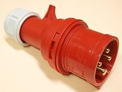 WTYCZKA PRZENOŚNA 16A 400V 3P+Z IP44 SHARK - 014-6 - PCE