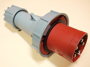 WTYCZKA PRZENOŚNA 63A 400V 3P+Z+N IP67 POWER TWIST - 035-6 - PCE