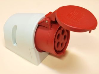 GNIAZDO STAŁE 16A 400V 3P+Z+N IP44. - 115-6 - PCE