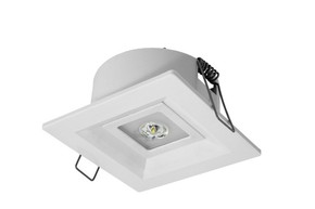 OPRAWA AWARYJNA LED 3W 1H JEDNOZADANIOWA IP20 LOVATO P LED /LVPO/1/SE 3W/ - LVPO/3W/C/1/SE/X/WH - AWEX SPK