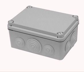 PUSZKA INSTALACYJNA LIGHT POKRYWA PEŁNA DŁAWNICE 162X116X76 (6XM25 4XM40) IP66/67. - EV-161 - PCE