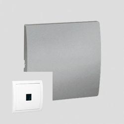 GNIAZDO TELEFONICZNE RJ11 UNIWERSALNE (MOCOWANIE NA ŁAPKI I WKRĘTY MODUŁ) ALUMINIUM SIMON CLASSIC  - MTU.01/26 - KONTAKT SIMON