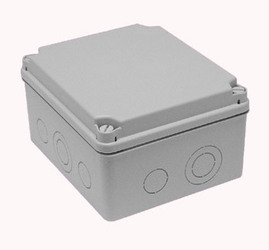 PUSZKA INSTALACYJNA LIGHT POKRYWA PEŁNA Z OSŁABIENIAMI 241X180X96 (4XM25 6XM40) IP66/67. - EX-231 - PCE