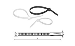 OPASKA KABLOWA CZARNA UV / 100 SZT./ CT 368-7,6 C - TOOCB036807601 - RADPOL