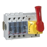 ROZŁĄCZNIK MOCY 63A 3 BIEGUNY NAPĘD FRONTOWY CZERWONY VISTOP - 022312 - LEGRAND