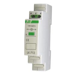 LAMPKA LED SYGNALIZACYJNA POJEDYNCZA KOLOR ZIELONY ZASILANIE 130-260V LK-712G - LK-712G-130-260V - F&F