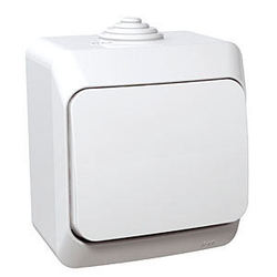 ŁĄCZNIK 1-BIEGUNOWY BIAŁY CEDAR PLUS / FIORD  - WDE000510 - SCHNEIDER ELECTRIC