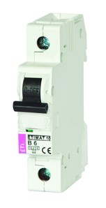 WYŁĄCZNIK NADPRĄDOWY C 16A 1 POLOWY CHARAKTERYSTYKA C ETIMAT10 - 002131716 - ETI