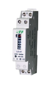 LICZNIK ENERGII ELEKTRYCZNEJ - JEDNOFAZOWY, BĘBNOWY, KL.1, 230V, 5(25)A, 50HZ LE-01 - LE-01 - F&F