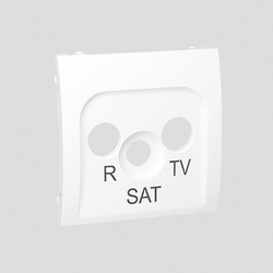 POKRYWA GNIAZDA ANTENENOWEGO RTV-SAT BIAŁA CLASSIC - MASP/11 - KONTAKT SIMON