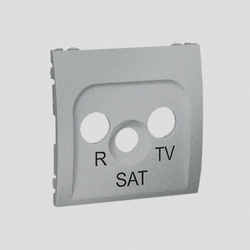 POKRYWA GNIAZDA ANTENOWEGO RTV-SAT ALUMINIOWY SIMON CLASSIC - MASP/26 - KONTAKT SIMON