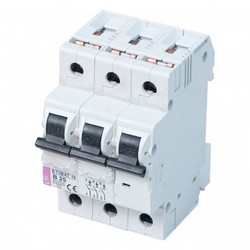 WYŁĄCZNIK NADPRĄDOWY C 10A 3 POLOWY CHARAKTERYSTYKA C ETIMAT10 - 002135714 - ETI
