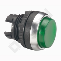GŁÓWKA WYPUKŁA ZIELONA Z PODŚWIETLENIEM OSMOZ  - 024012 - LEGRAND