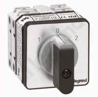ŁĄCZNIK KRZYWKOWY 20A 2 BIEGUNY PROGRAM 0-1-2 PR17  - 027436 - LEGRAND