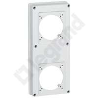 POKRYWA ZESTAWU 2 GNIAZDA TABLICOWE 16-32A P17  - 057718 - LEGRAND