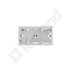 PUSZKA N/T PODWÓJNA BIAŁA VALENA - 776182 - LEGRAND