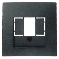 ELEMENT CENTRALNY DO GNIAZDA TAE I GŁOŚNIKOWEGO ANTRACYT B.3/B.7  - 10331606 - HAGER - BERKER