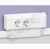 UCHWYT M45 6 MODUŁÓW BIAŁY DLP  - 031614 - LEGRAND