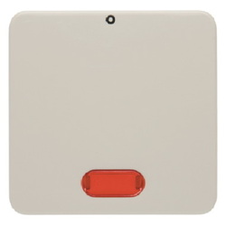 KLAWISZ Z CZERWONĄ SOCZEWKĄ Z NADRUKIEM "0" KREMOWY MODUL/-PLUS *PRODUKT WYCOFANY Z OFERTY* - 53162482 - HAGER - BERKER