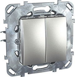 ŁĄCZNIK PODWÓJNY SCHODOWY ALUMINIUM UNICA TOP  - MGU50.213.30Z - SCHNEIDER ELECTRIC