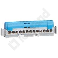 LISTWA PRZYŁĄCZENIOWA NIEBIESKA 17 ZACISKÓW DŁUGOŚĆ 141MM DO NEDBOX RWN EKINOX TX XL3125 RN65 - 004845 - LEGRAND