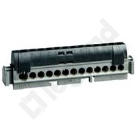 LISTWA PRZYŁĄCZENIOWA CZARNA 13 ZACISKÓW DŁUGOŚĆ 113MM DO NEDBOX RWN EKINOX TX XL3125 RN65 - 004854 - LEGRAND