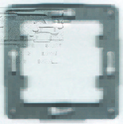 ZESTAW MONTAŻOWY DO GNIAZD TELEINFORMATYCZNYCH W STANDARCIE 45 X 45 MM (NA ZATRZASK) - BIAŁY FIORENA  - 22008202 - HAGER - BERKER