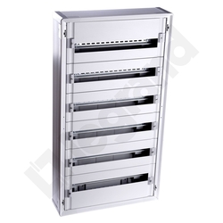 ROZDZIELNIA TWORZYWO 6X24 MODUŁY N/T IP30 LISTWA PRZYŁ N+PE RAL7035 XL3 - 020076 - LEGRAND