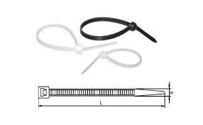 OPASKA KABLOWA CZARNA UV / 100 SZT./ CT 292-7,6 C - TOOCB029207601 - RADPOL