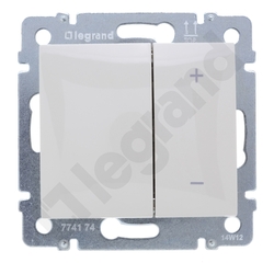 ŚCIEMNIACZ PRZYCISKOWY 600W KREMOWY VALENA - 774174 - LEGRAND