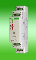 STEROWNIK ROLET 2A AC3 230V AC DWUPRZYCISKOWY STR-421 - STR-421 - F&F