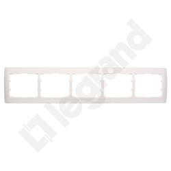 RAMKA PIĘCIOKROTNA POZIOMA ARCTIC SISTENA LIFE - 771005 - LEGRAND