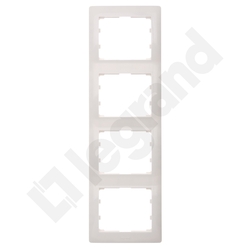 RAMKA POCZWÓRNA PIONOWA ARCTIC SISTENA LIFE - 771008 - LEGRAND