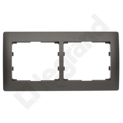 RAMKA PODWÓJNA POZIOMA CHOCO SISTENA LIFE - 771202 - LEGRAND