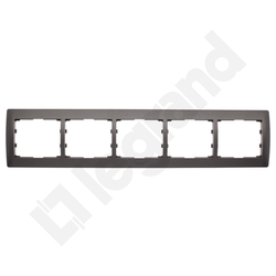 RAMKA PIĘCIOKROTNA POZIOMA CHOCO SISTENA LIFE - 771205 - LEGRAND