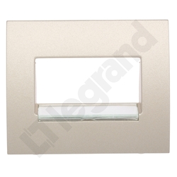 PLAKIETKA DO GNIAZD TELEFONICZNYCH I KOMPUTEROWYCH TITAN SISTENA LIFE - 771475 - LEGRAND